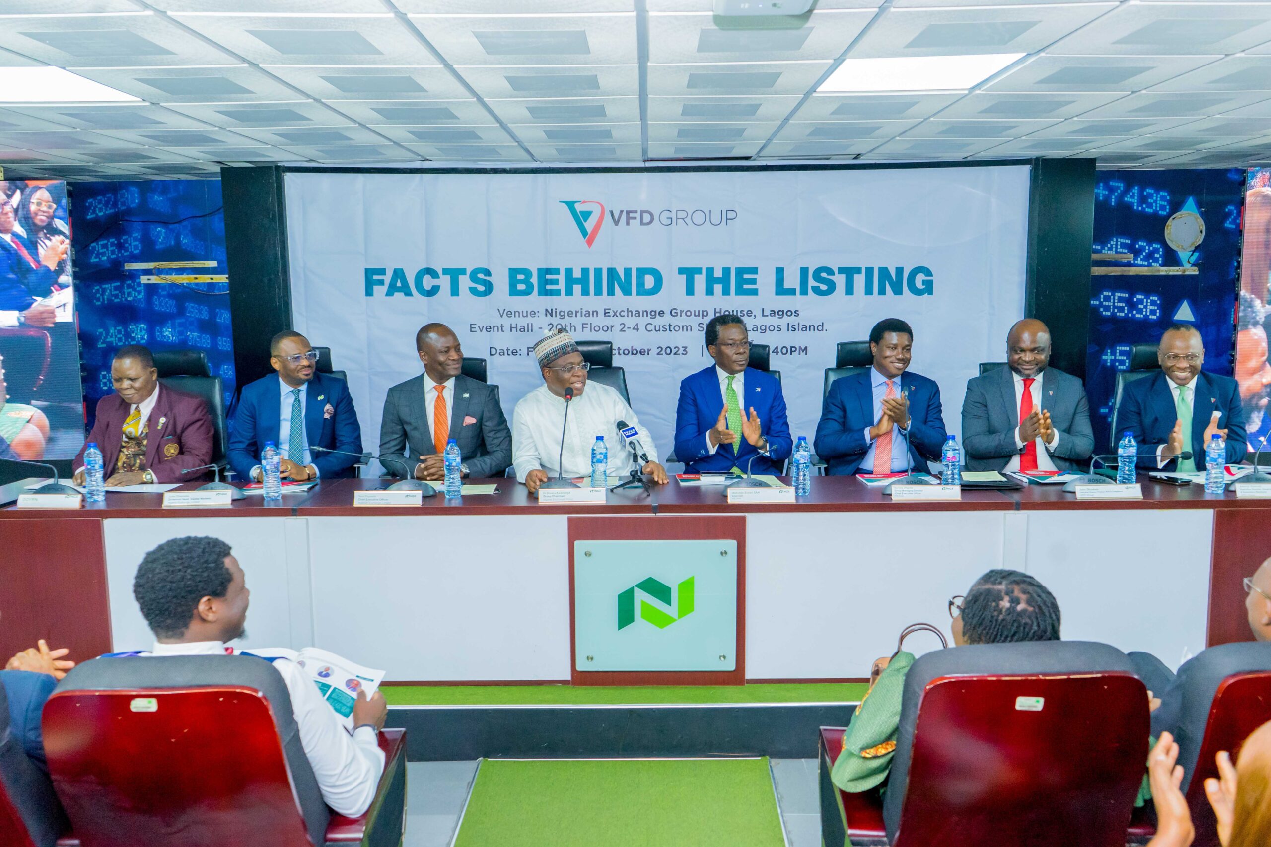 VFD Group Plc Lists on Nigerian Exchange, Commemorates with Closing Gong Ceremony (NGX)